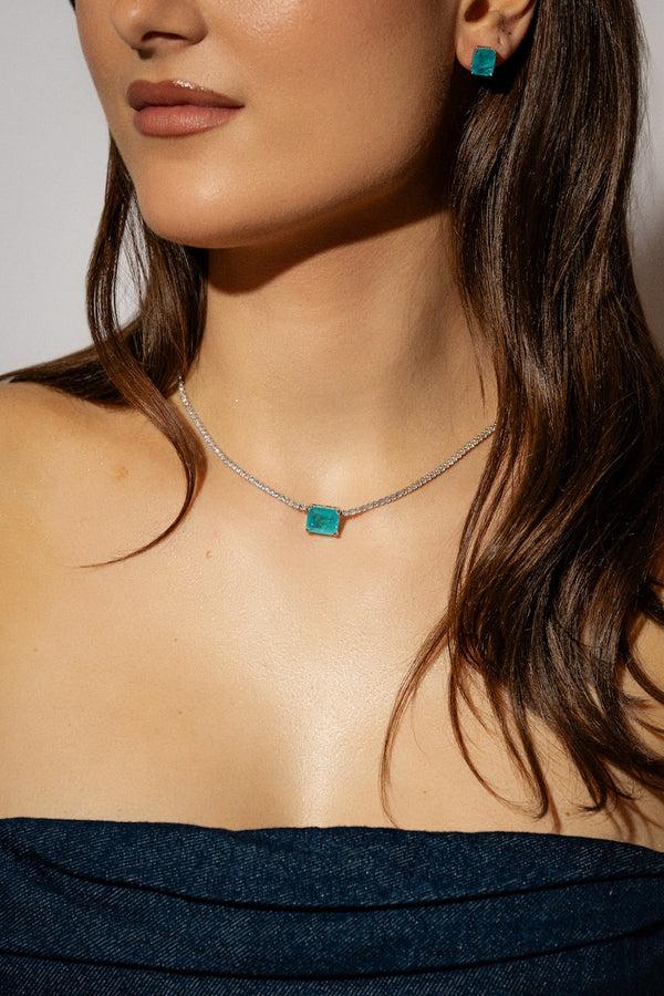 Crystal Haze Hydra Tennis Necklace