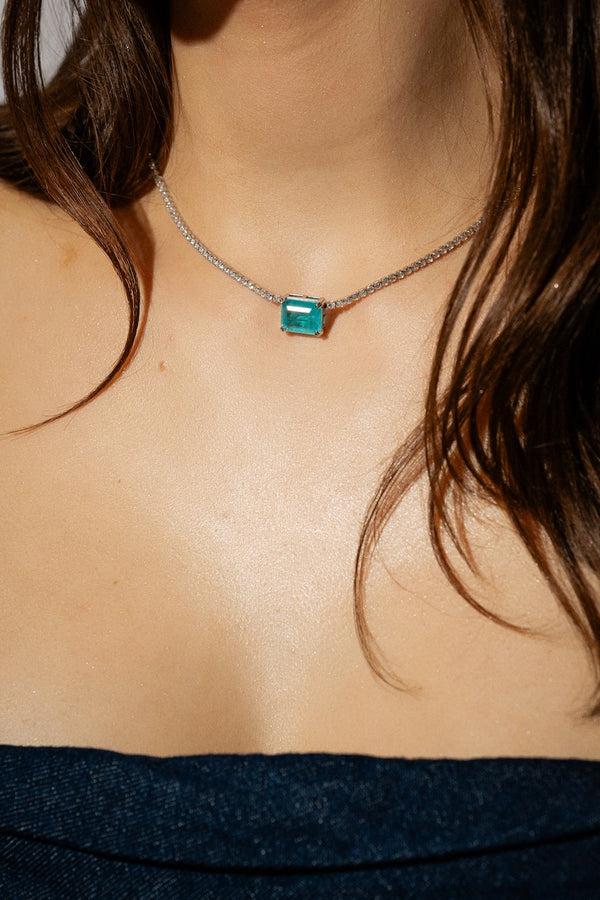 Crystal Haze Hydra Tennis Necklace