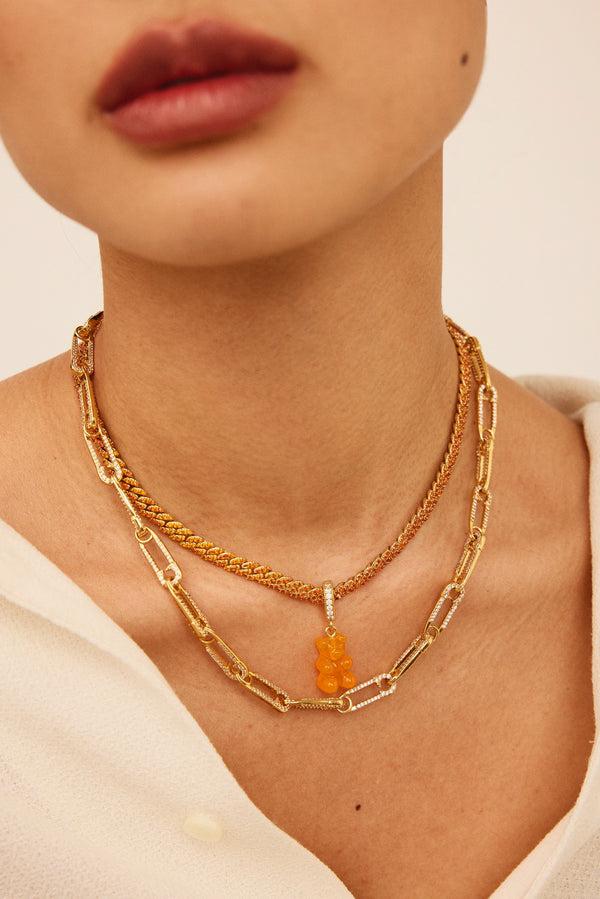 Crystal Haze Locked Necklace
