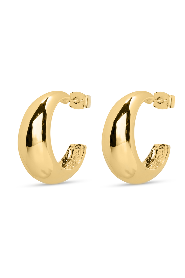 crystal haze Marina Bay Hoops - Golden