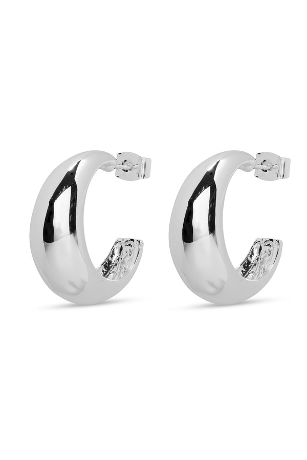crystal haze Marina Bay Hoops - Silver