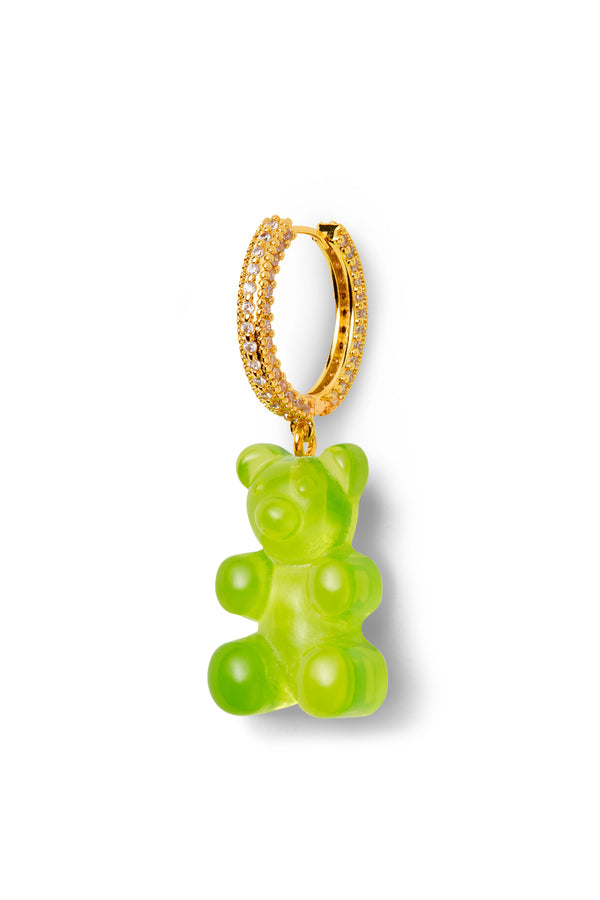 crystal haze Mega Nostalgia bear hoop - Lime