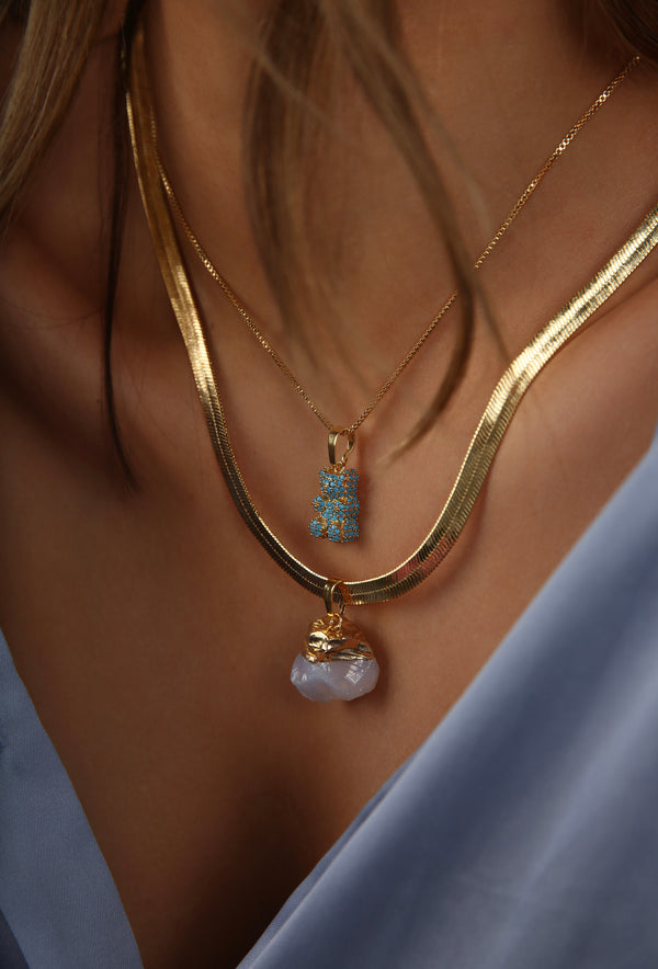 Crystal Haze Mykonos Blue Pave Nostalgia Bear