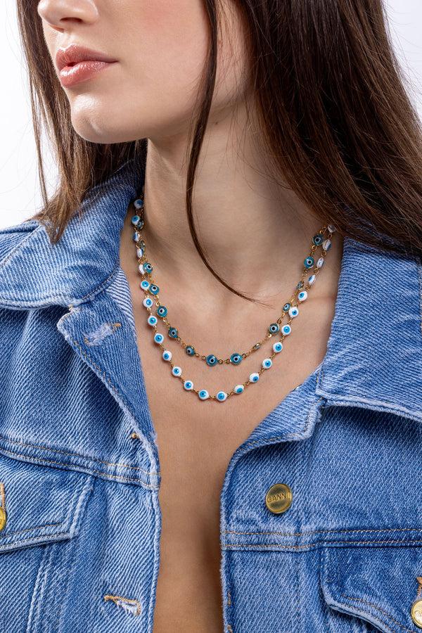Crystal Haze Nazar Necklace