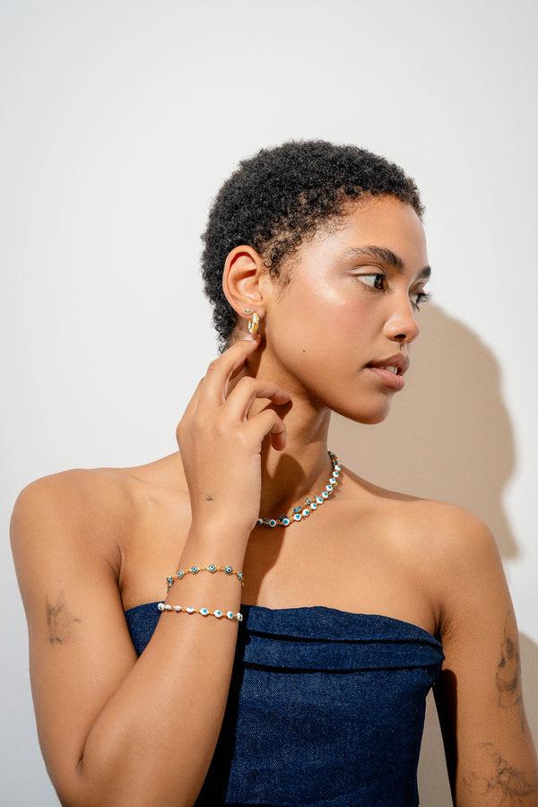 Crystal Haze Nazar Necklace