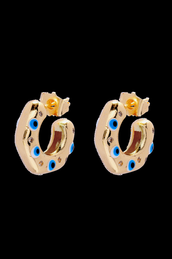 crystal haze No Envy - Evil Eye Hoops