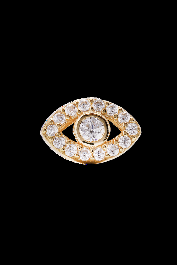 crystal haze No Envy - Evil Eye Stud - Clear