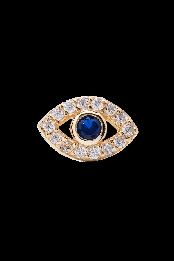 crystal haze No Envy - Evil Eye Stud - Greek Blue