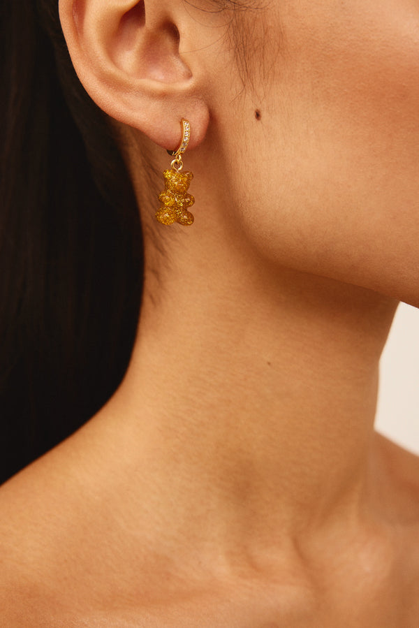 Crystal Haze Nostalgia Bear Hoop - 24K