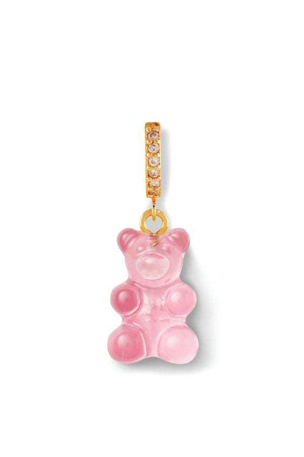 Crystal Haze Nostalgia Bear Hoop - Bubblegum Pink