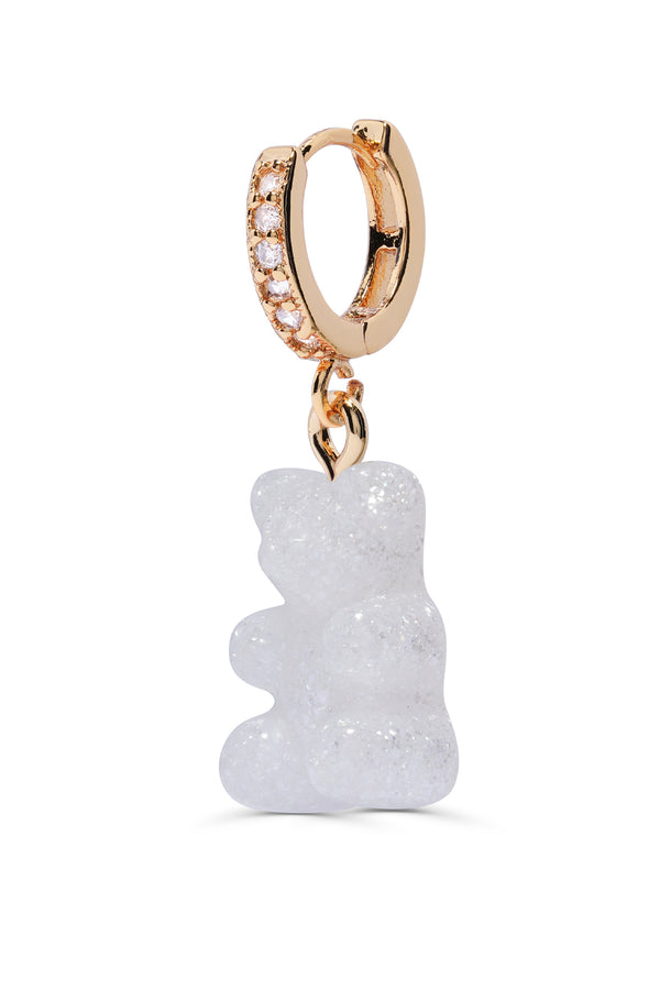 crystal haze Nostalgia Bear Hoop - Glittery