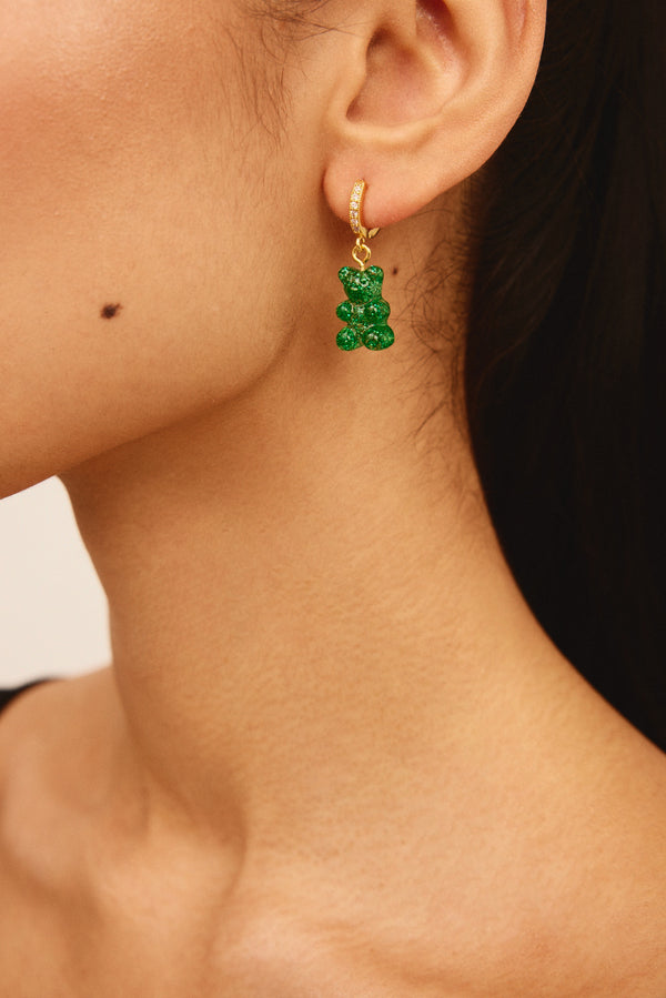 Crystal Haze Nostalgia Bear Hoop - Green Haze