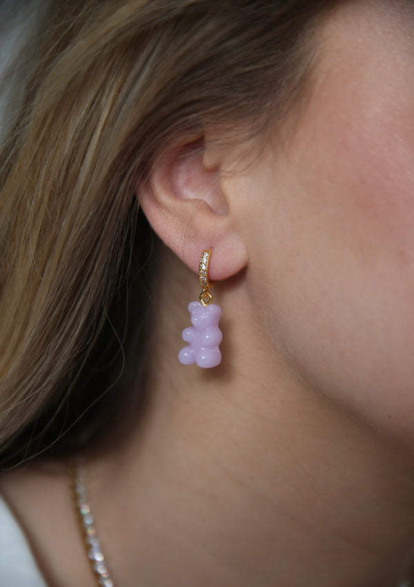 Crystal Haze Nostalgia Bear Hoop - Lavender