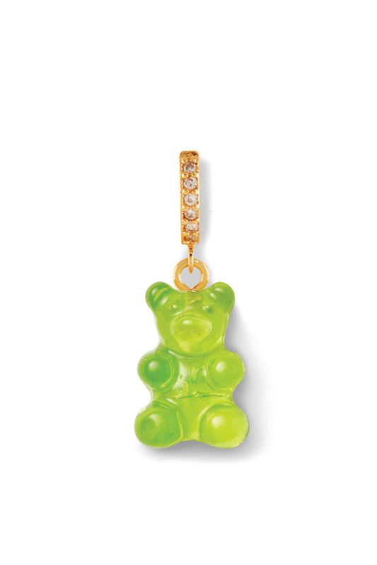 crystal haze Nostalgia bear hoop - Lime
