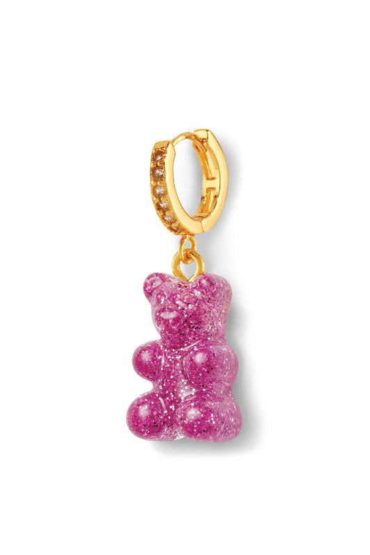 crystal haze Nostalgia bear hoop - Magenta