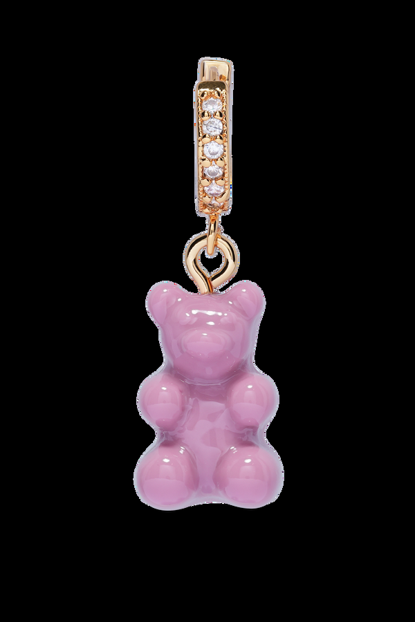 Crystal Haze Nostalgia Bear Hoop - Mauve Pink