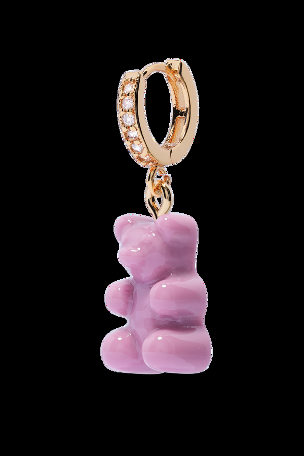 crystal haze Nostalgia Bear Hoop - Mauve Pink