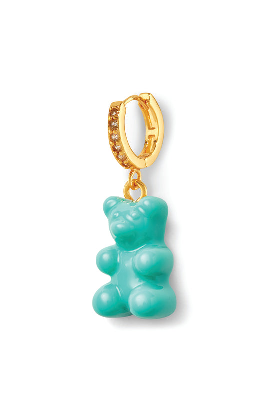 crystal haze Nostalgia bear hoop - Mykonos Blue