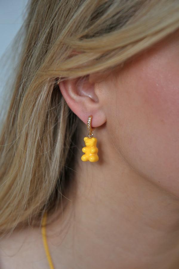 Crystal Haze Nostalgia Bear Hoop - NYC Taxi Yellow