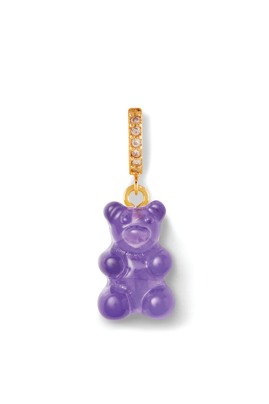 Crystal Haze Nostalgia Bear Hoop - Plum