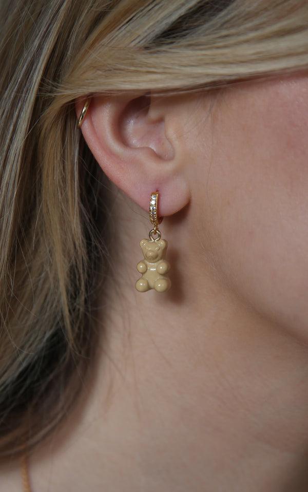 Crystal Haze Nostalgia Bear Hoop - Salt Caramel