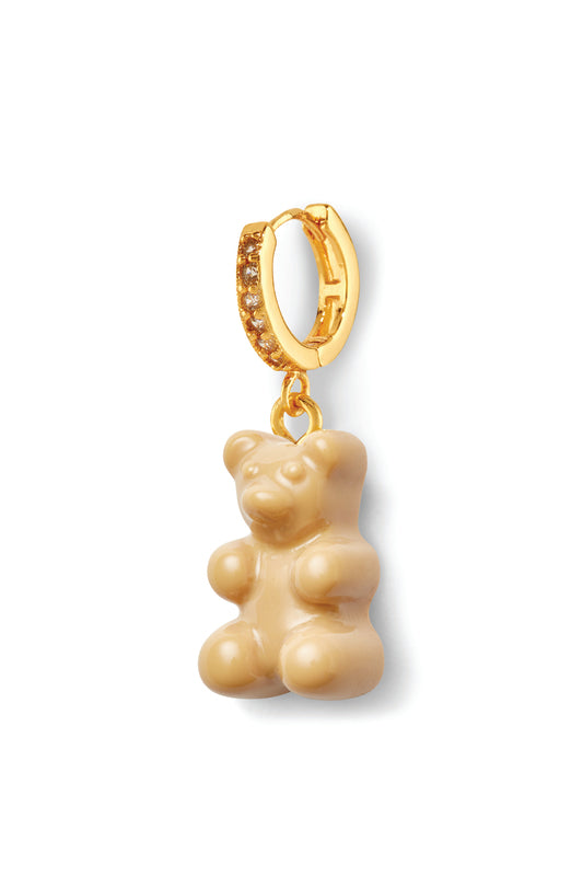 crystal haze Nostalgia bear hoop - Salt Caramel