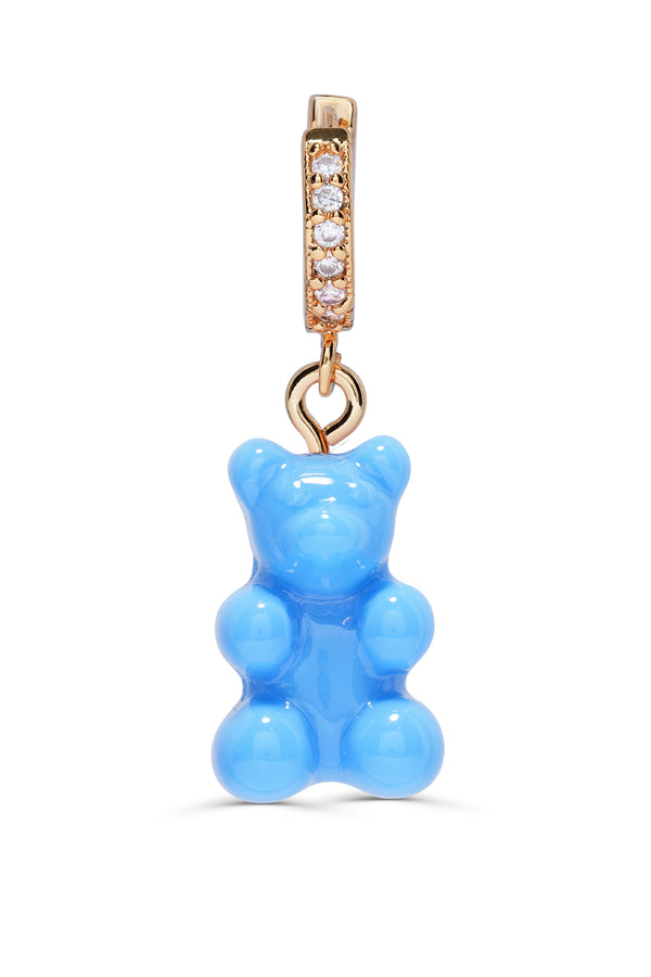 Crystal Haze Nostalgia Bear Hoop - Sky Blue