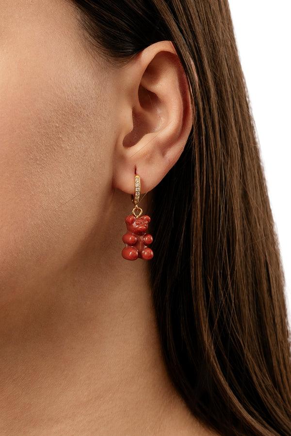 Crystal Haze Nostalgia Bear Hoop - Toffee