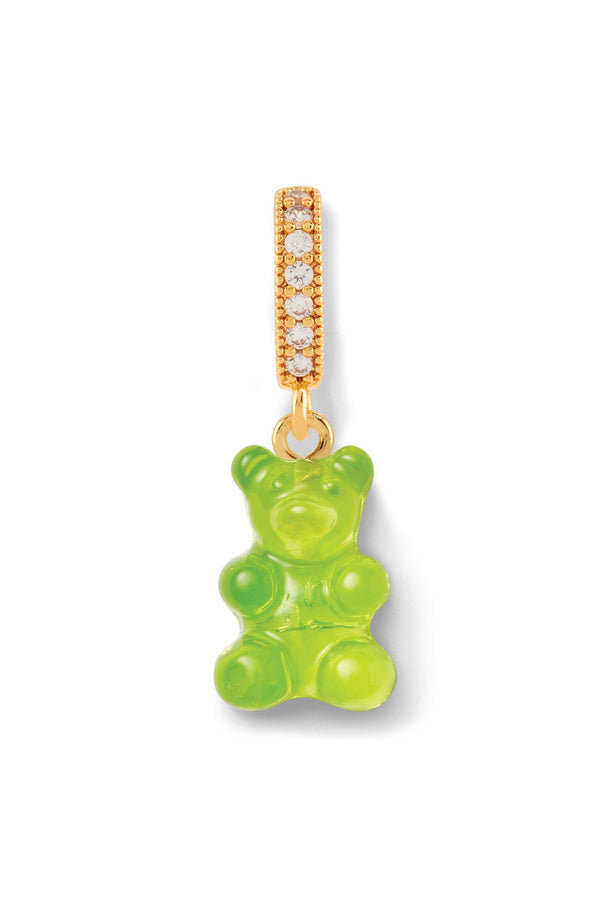 crystal haze Nostalgia bear - Lime - Pave Connector