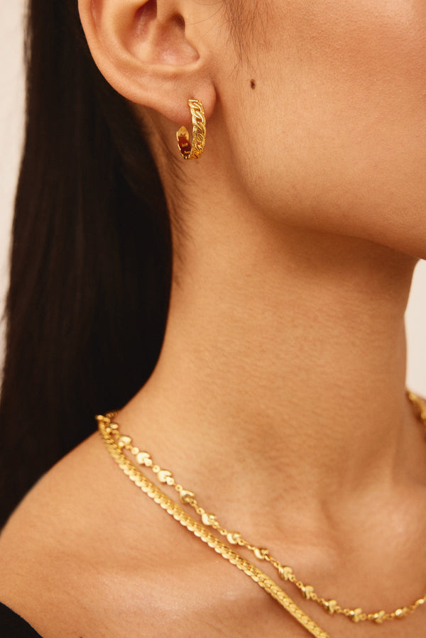 Crystal Haze Oslo Chain Hoops