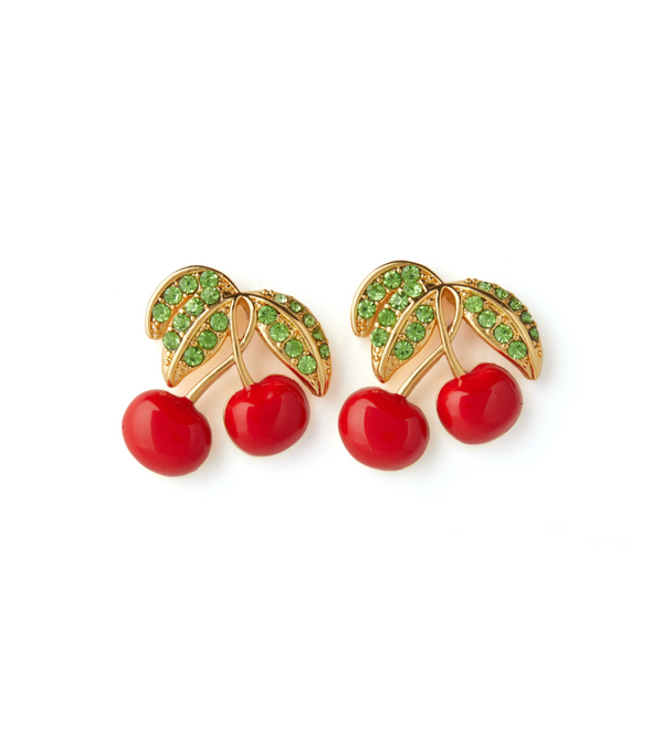 crystal haze Pop the Cherry earrings
