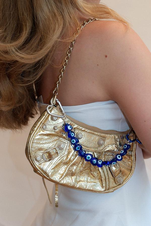 Crystal Haze Protector On The Go Bag Chain - Blue