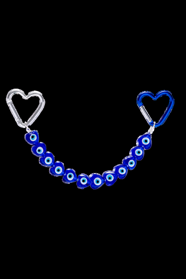 crystal haze Protector On The Go Bag Chain - Blue