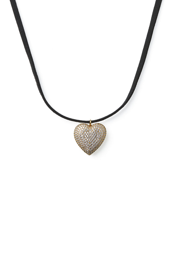 crystal haze Queen of Hearts necklace