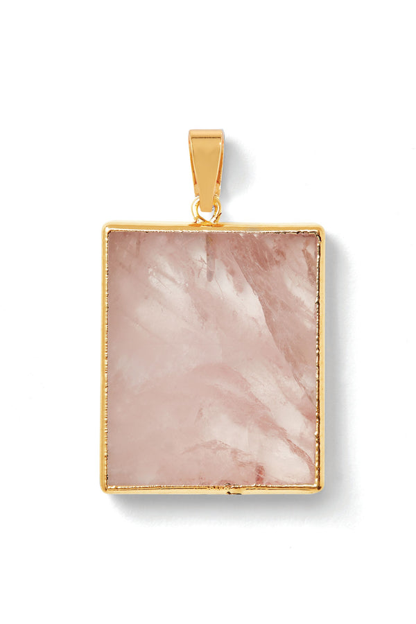 crystal haze Rose Quartz - Classic connector