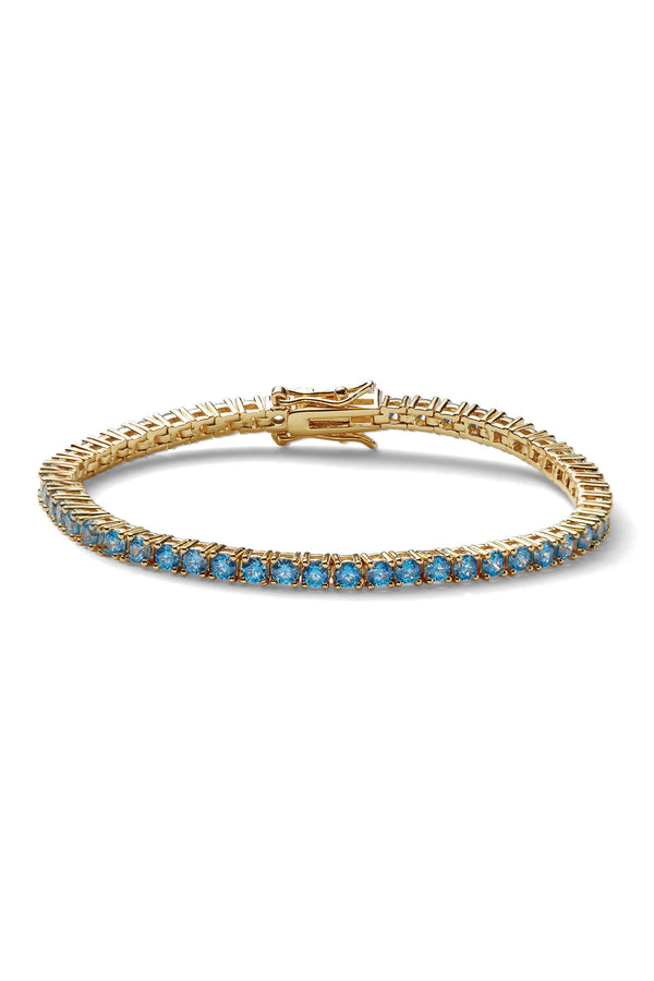 crystal haze Serena bracelet - Adriatic blue