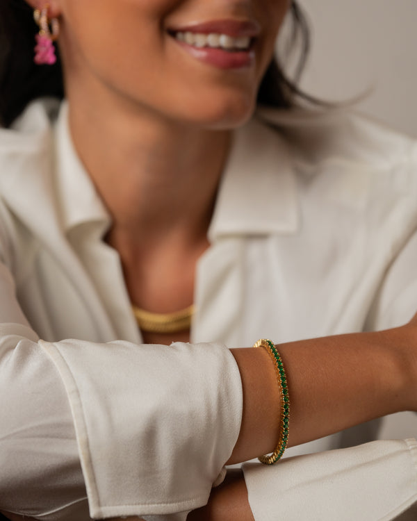 Crystal Haze Serena Bracelet - Emerald