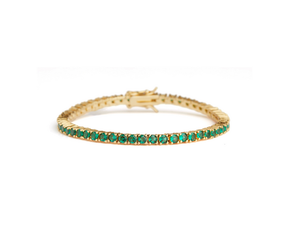 crystal haze Serena bracelet - Emerald