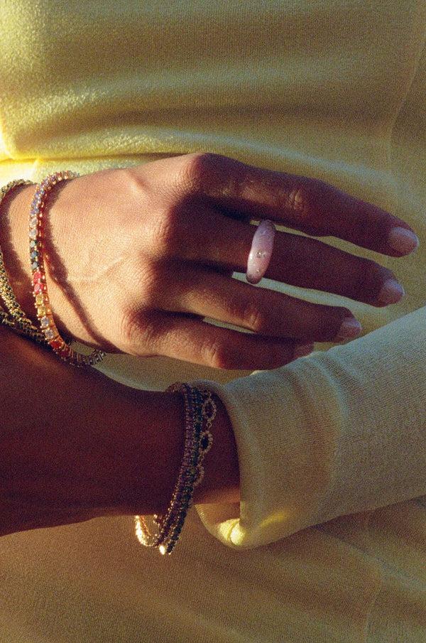 Crystal Haze Serena Bracelet - Rainbow