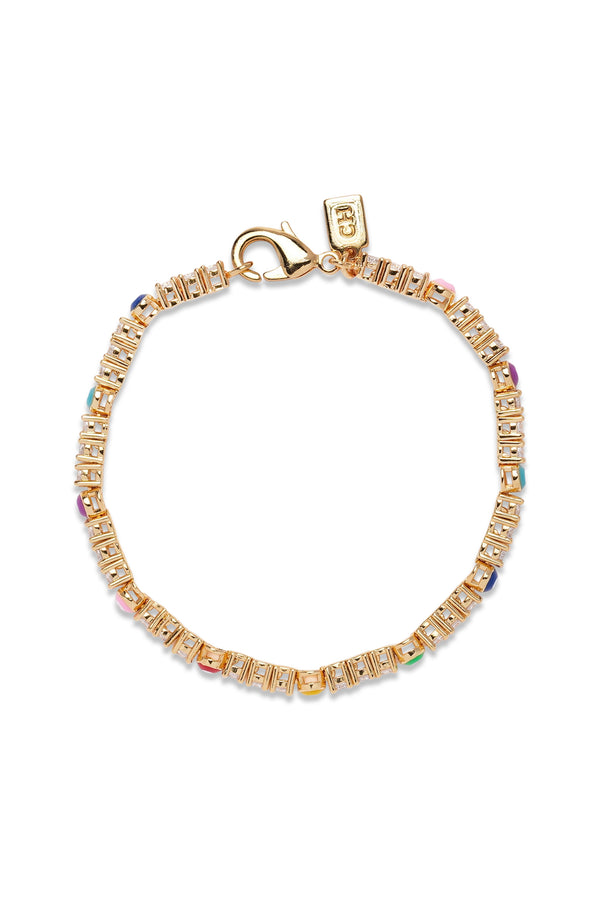 Crystal Haze Serena Bracelet X Evil Eye Rainbow