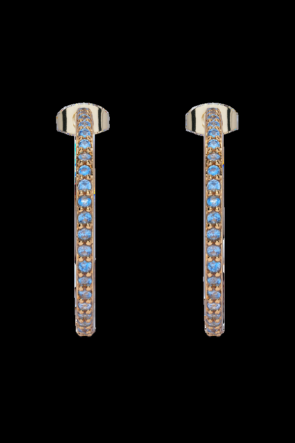 Crystal Haze Serena Hoops - Adriatic Blue