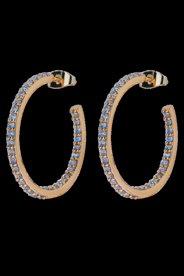 crystal haze Serena Hoops - Adriatic Blue