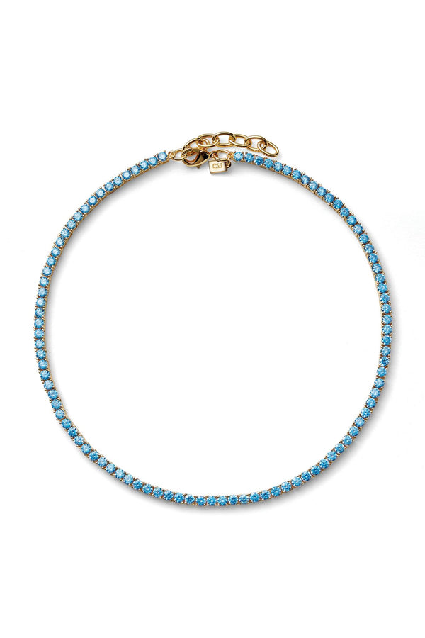 crystal haze Serena Necklace - Adriatic Blue