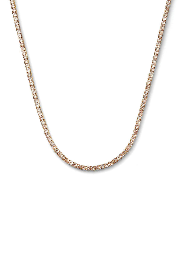 Crystal Haze Serena Necklace - Champagne
