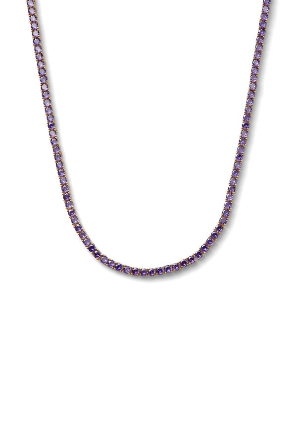 Crystal Haze Serena Necklace - Lavender