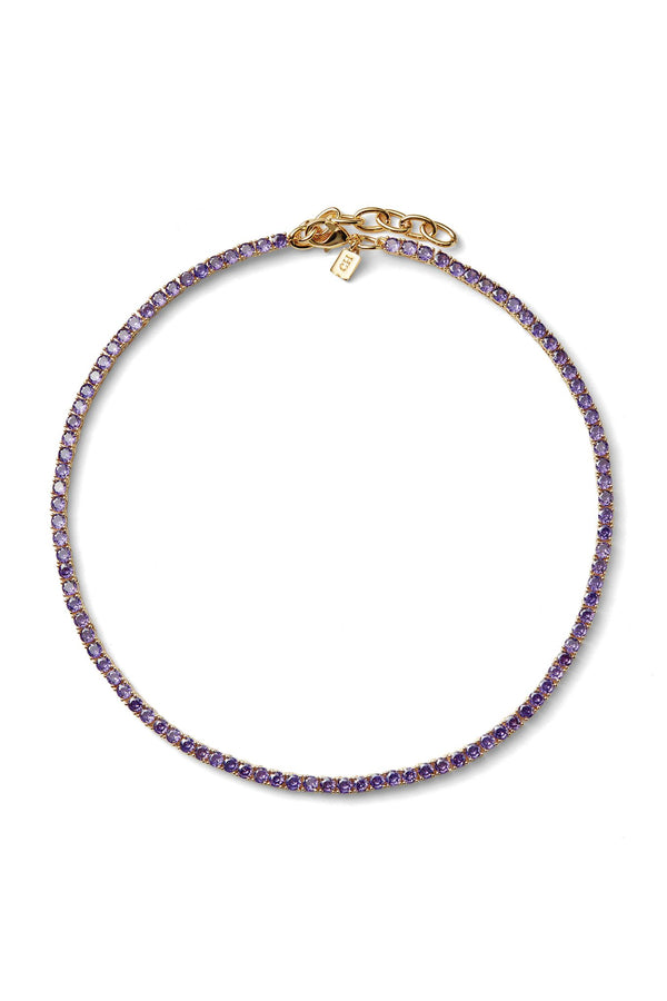 crystal haze Serena Necklace - Lavender