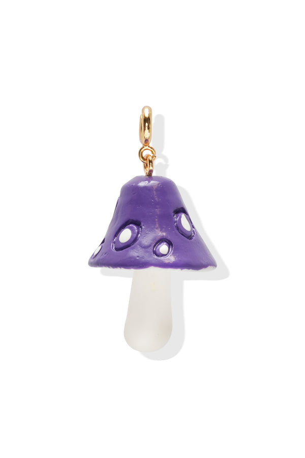 crystal haze Shroomie Charm - Violet