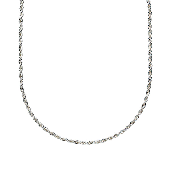 crystal haze Silver Rope chain
