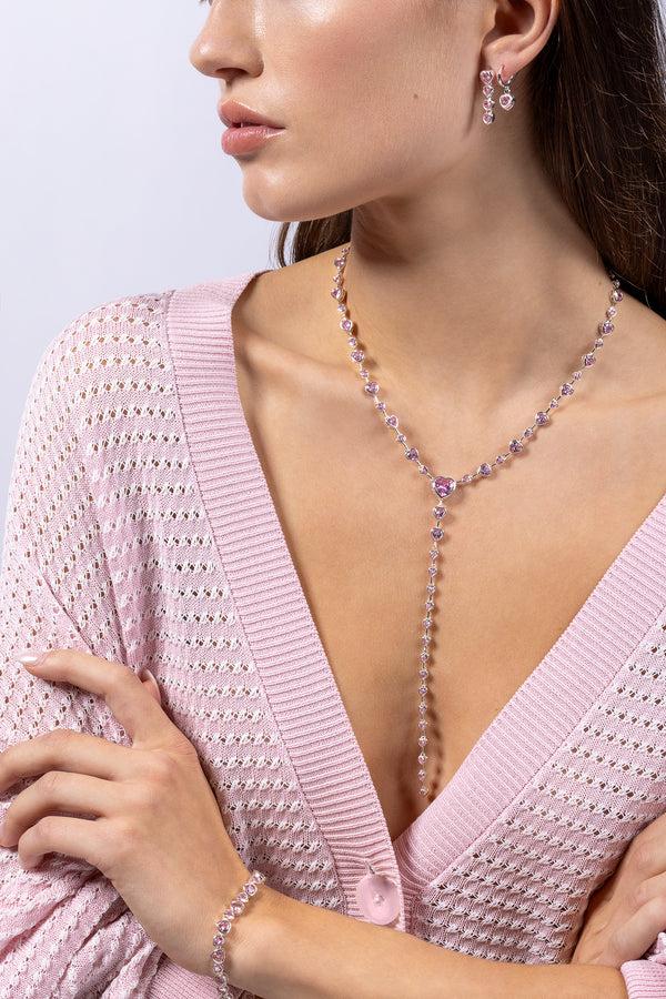 Crystal Haze Sweetheart Drop Chain