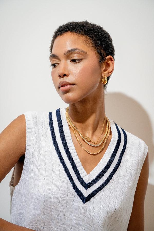 Crystal Haze Tennis Core Necklace